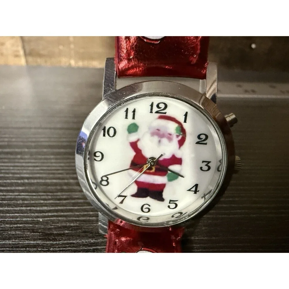 Ho-Ho-Ho! Festive Fun with this Santa Claus Women's Watch New Battery